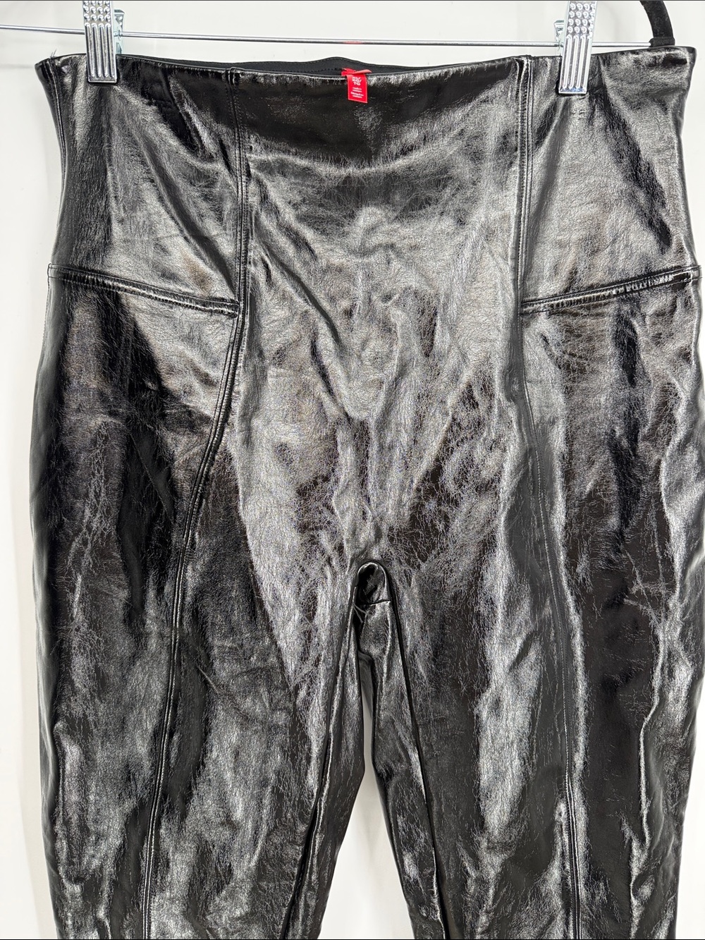 Spanx Faux Patent Leather Pants size XL - Picture 3 of 9